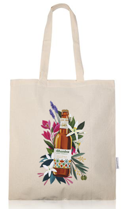 Bolsa de tela, tipo tote bag en algodón orgánico