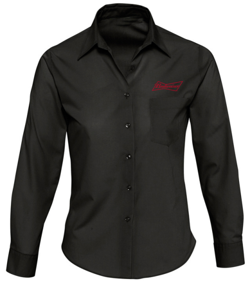 Camisa manga larga chica popelin