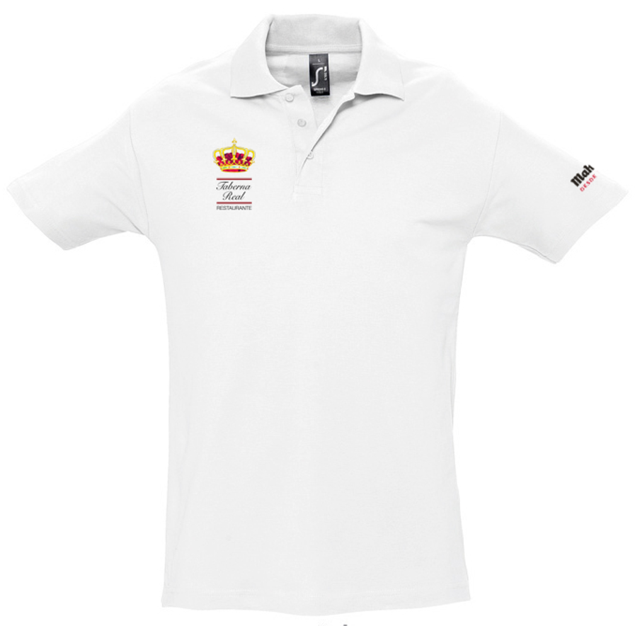 Polo pique manga corta hombre